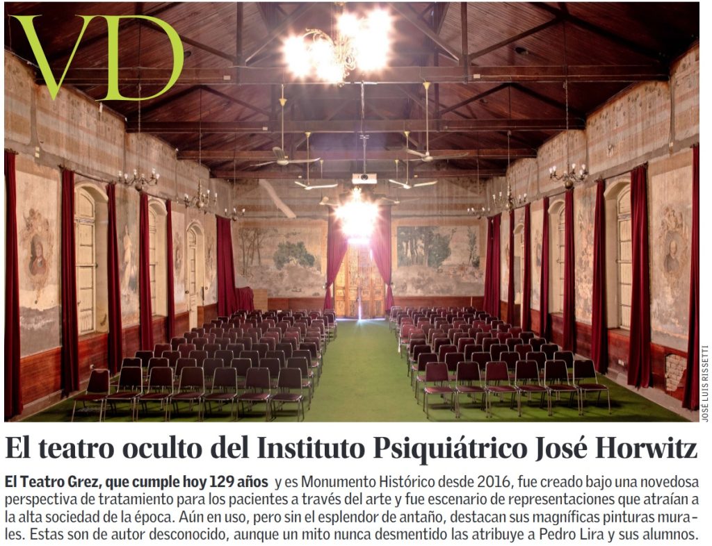 Portada El Mercurio Teatro Grez